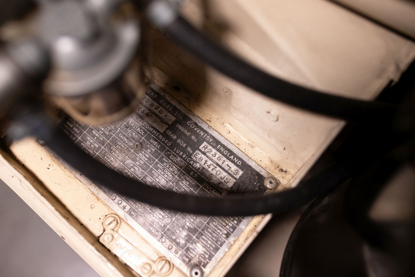 1961 Jaguar Type E 3,8L Série 1 cabriolet "plancher plat"