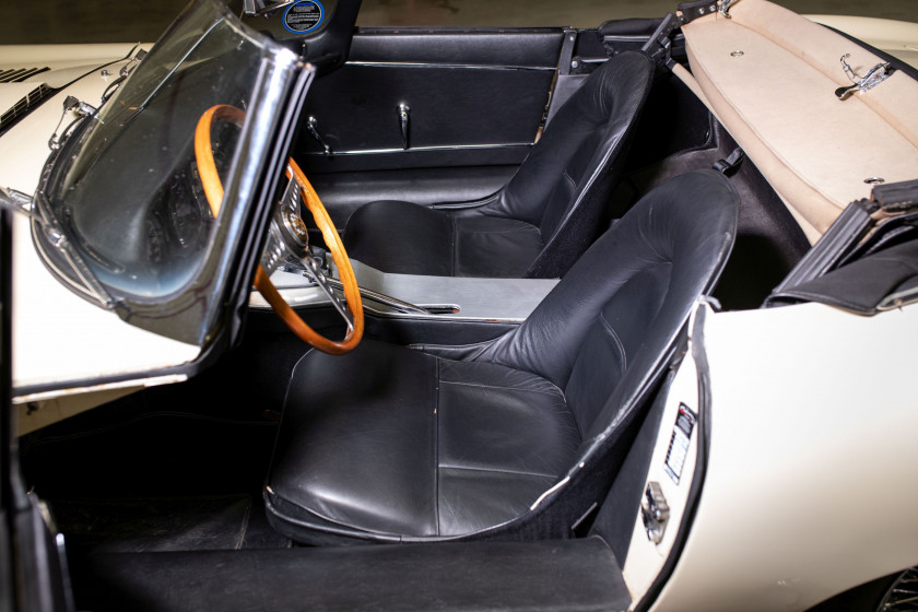 1961 Jaguar Type E 3,8L Série 1 cabriolet "plancher plat"