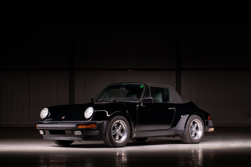 1987 Porsche 3,2L cabriolet Turbo Look  No reserve