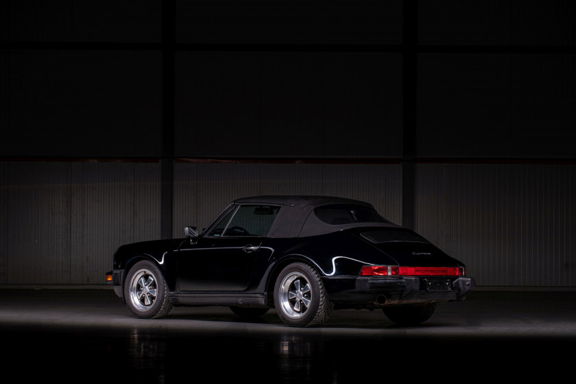 1987 Porsche 3,2L cabriolet Turbo Look  No reserve