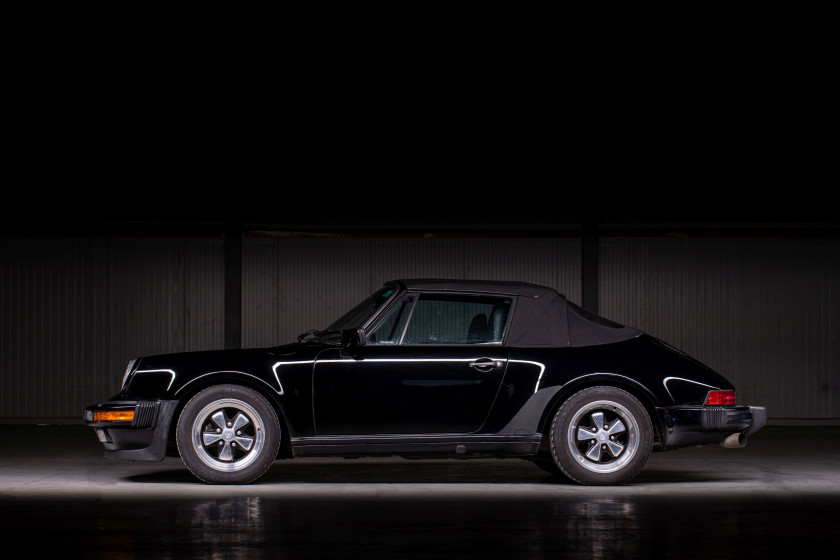 1987 Porsche 3,2L cabriolet Turbo Look  No reserve