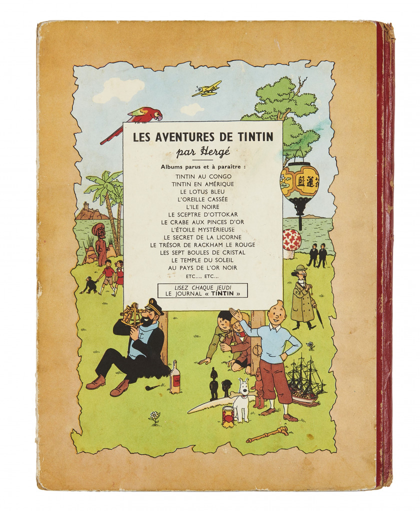 LOT DE 8 ALBUMS DE TINTIN