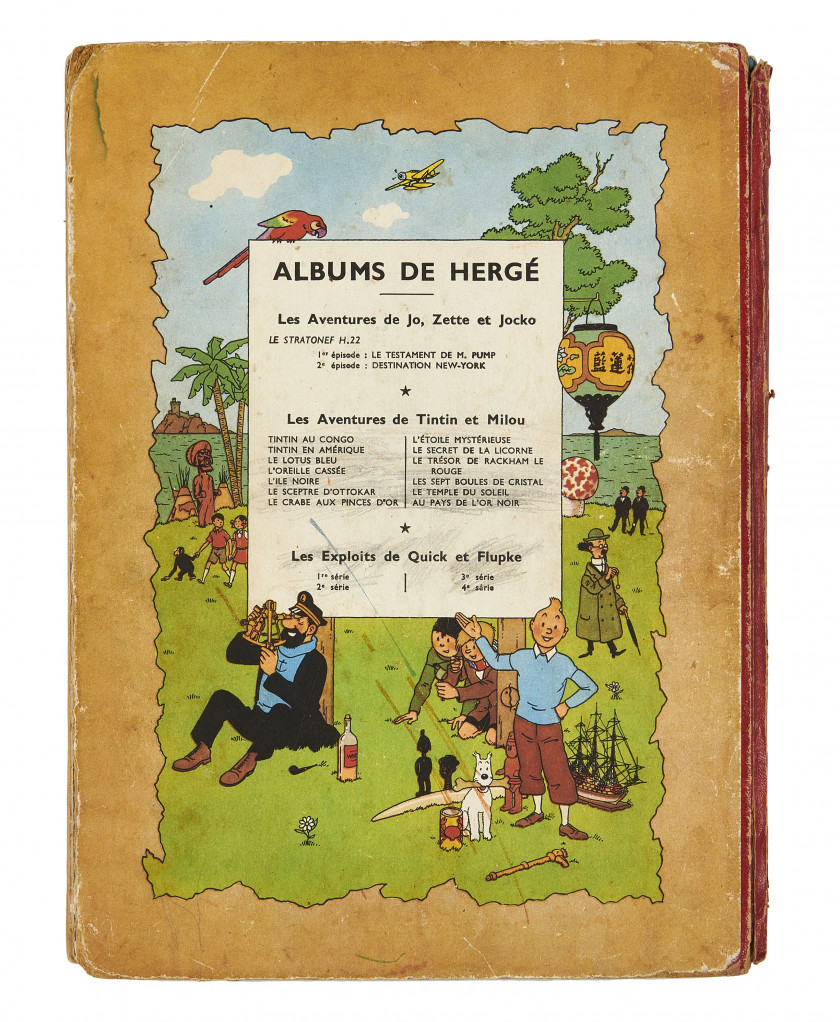 LOT DE 8 ALBUMS DE TINTIN