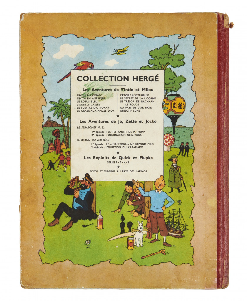 LOT DE 8 ALBUMS DE TINTIN