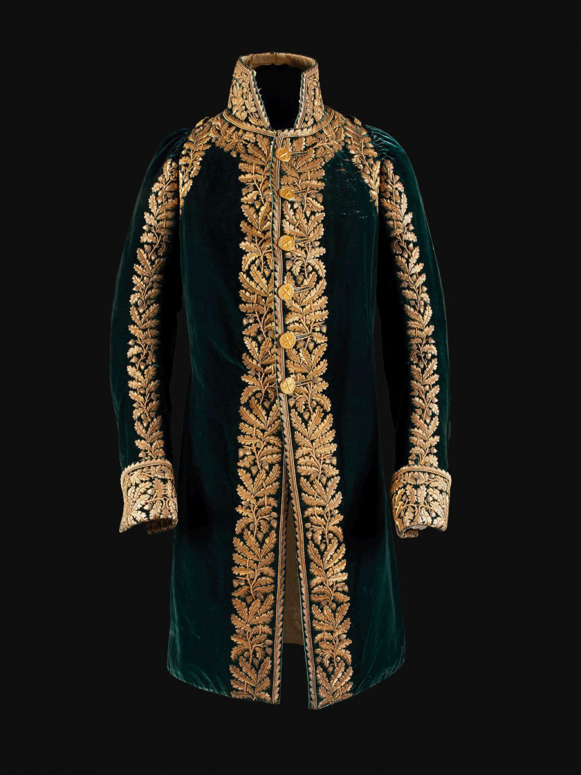 RARE HABIT DE L'UNIFORME DE CÉRÉMONIE DES MARÉCHAUX D'EMPIRE, DU COMTE DE L'EMPIRE NICOLAS-CHARLES OUDINOT