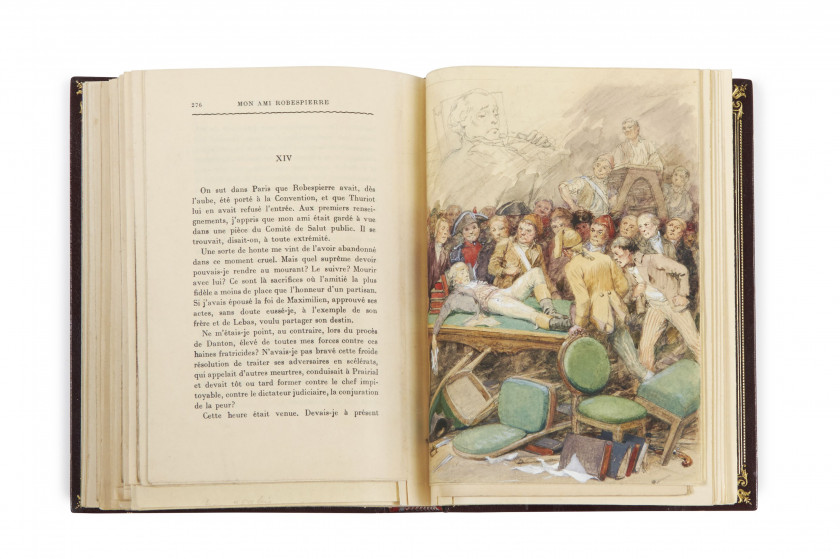 [CAMOREYT].- BÉRAUD (Henri) Mon ami Robespierre. Paris, Librairie Plon, 1927. In-12 (19,5 x 14,1 cm) entièrement...