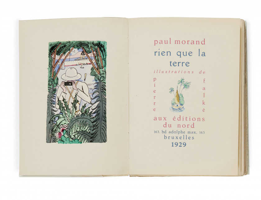 MORAND (Paul) Ensemble de 9 ouvrages de Paul Morand. - Le Voyageur de l'amour. Paris, la Grande maison de b...
