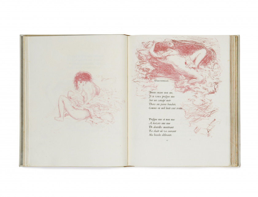 [BONNARD].- VERLAINE (Paul) Parallèlement. Paris, Ambroise Vollard, Imprimerie nationale, 1900. In-4 (29,6 x 24...