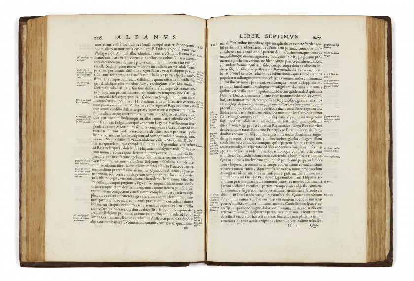 STRADA (Famianus) De Bello Belgico decas prima. Sexta editio latina. Rome, Hermann Scheus, 1640. Pet. in-folio (...