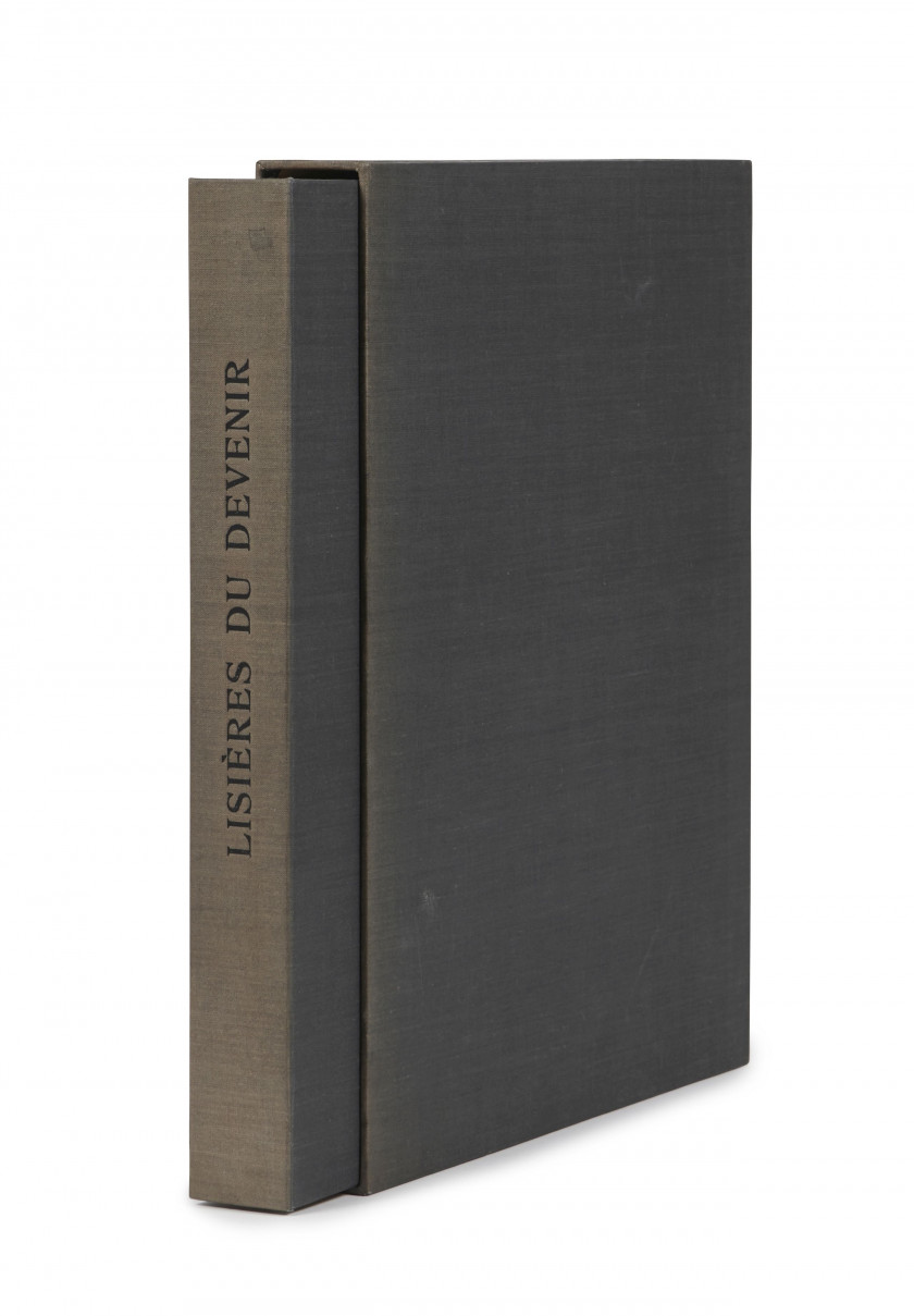 [UBAC].- SCHELER (Lucien) Lisières du devenir. Paris, Jean Hugues, 1963. Pet. in-4 (31,5 x 24 cm), en ff., couve...