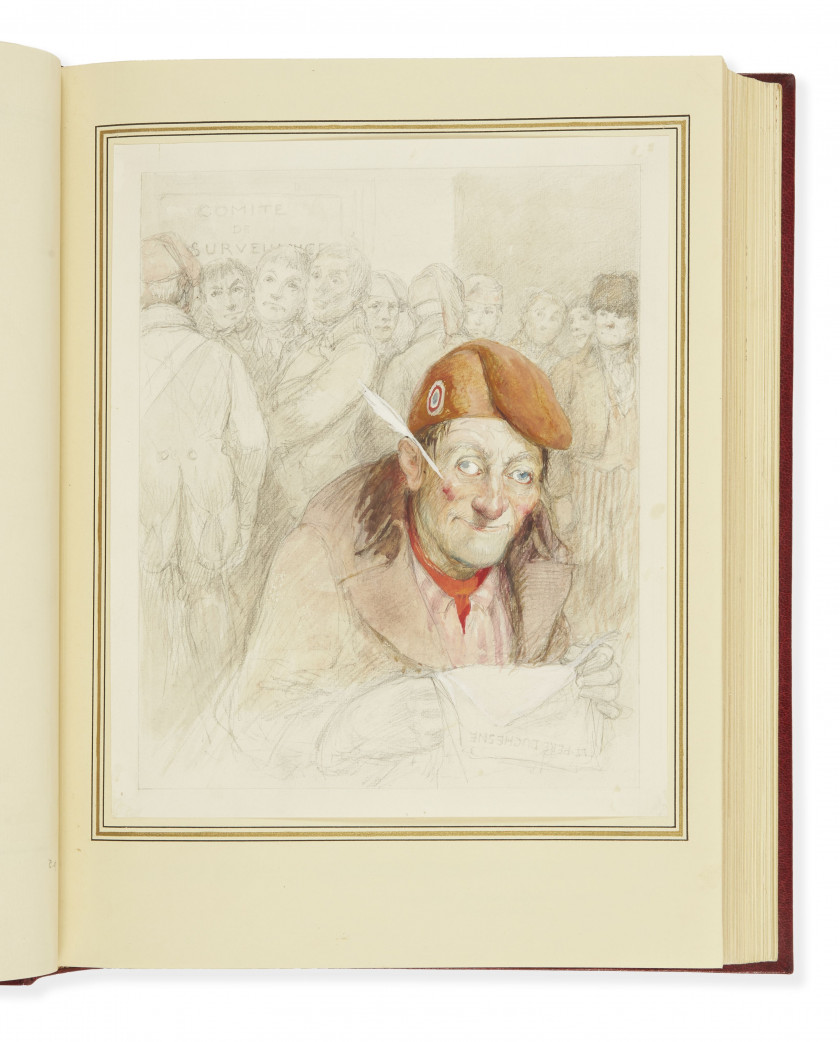 [CAMOREYT].- FRANCE (Anatole) Les Dieux ont soif. Paris, L. Carteret, 1924. Gr. in-8 (25,8 x 17,2 cm), maroquin...