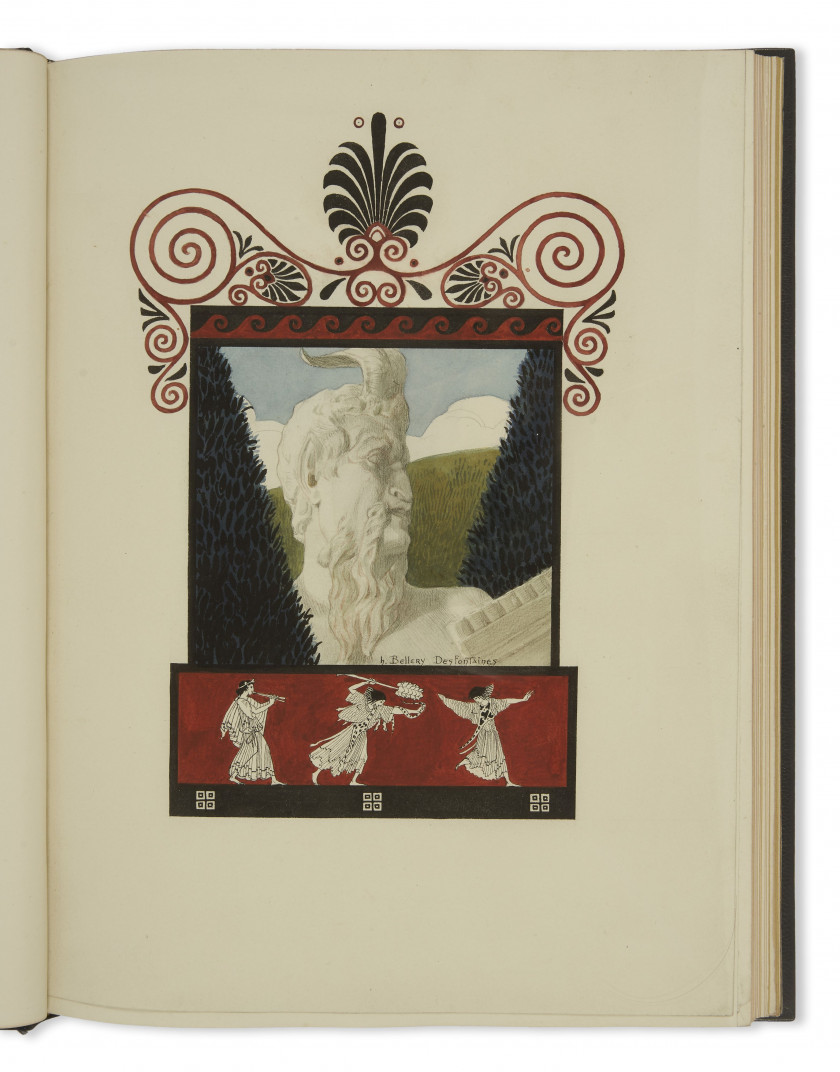 [BELLERY-DESFONTAINES].- GUÉRIN (Maurice de) Poèmes en prose. Le Centaure. La Bacchante. Paris, Edouard Pelletan,...