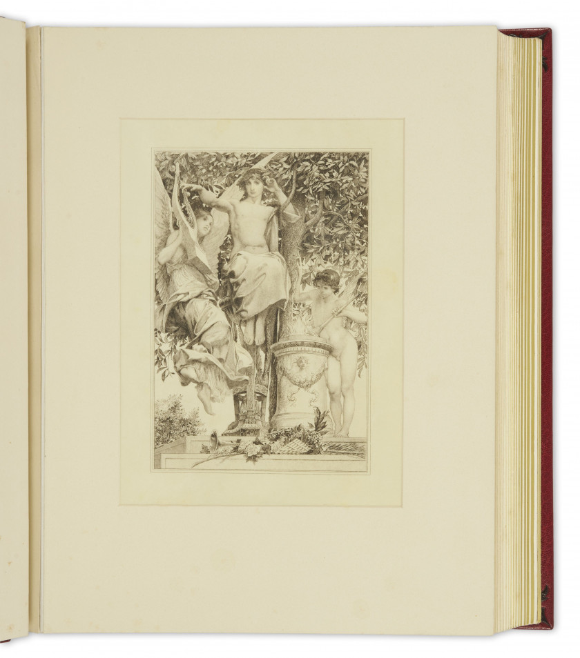 [MERSON].- HEREDIA (José-Maria de) Les Trophées. Paris, Descamps-Scrive, 1907. Fort vol. in-4, rel janséniste ma...