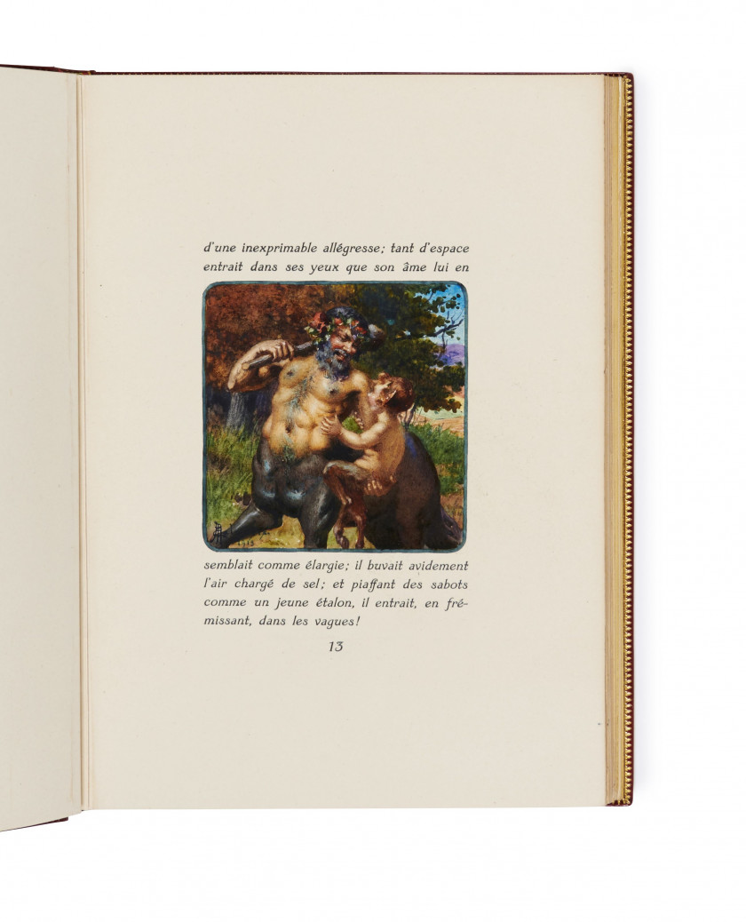 [MALASSIS].- SAMAIN (Albert) [Hyalis] le Petit faune aux yeux bleus. Paris, A. Blaizot, René Kieffer, [1909]. In...