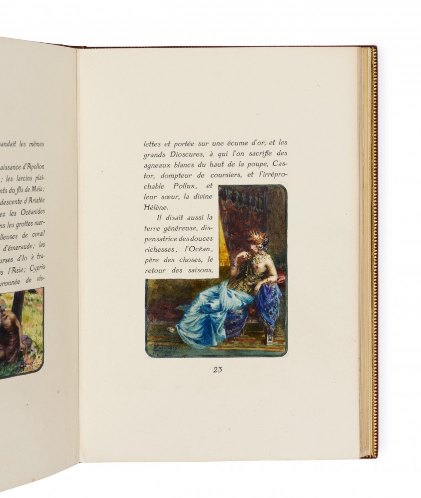 [MALASSIS].- SAMAIN (Albert) [Hyalis] le Petit faune aux yeux bleus. Paris, A. Blaizot, René Kieffer, [1909]. In...