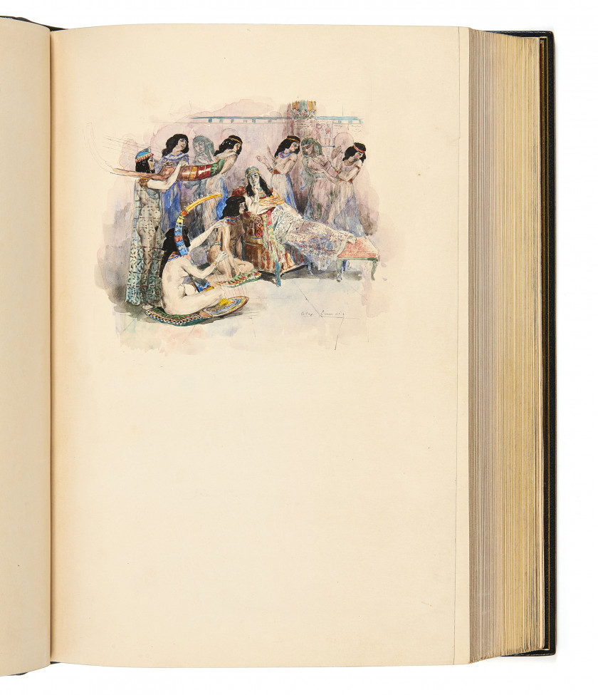 [LUNOIS].- GAUTIER (Théophile) Le Roman de la momie. Paris, Librairie L. Conquet, L. Carteret et Cie, 1901. In-4...