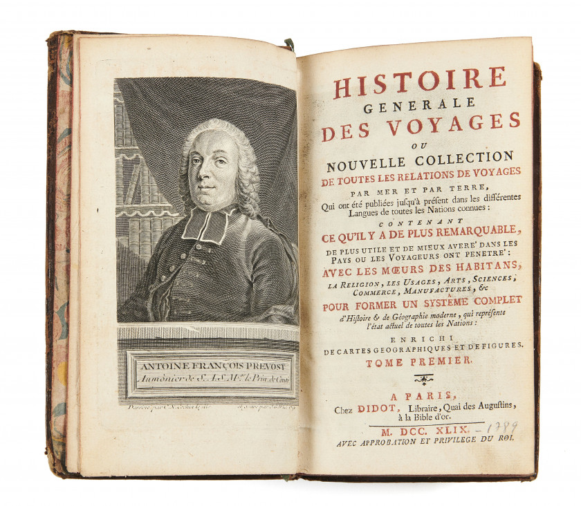 PRÉVOST (Antoine François) Histoire générale des voyages, ou Nouvelle collection de toutes les relations de voyages par...