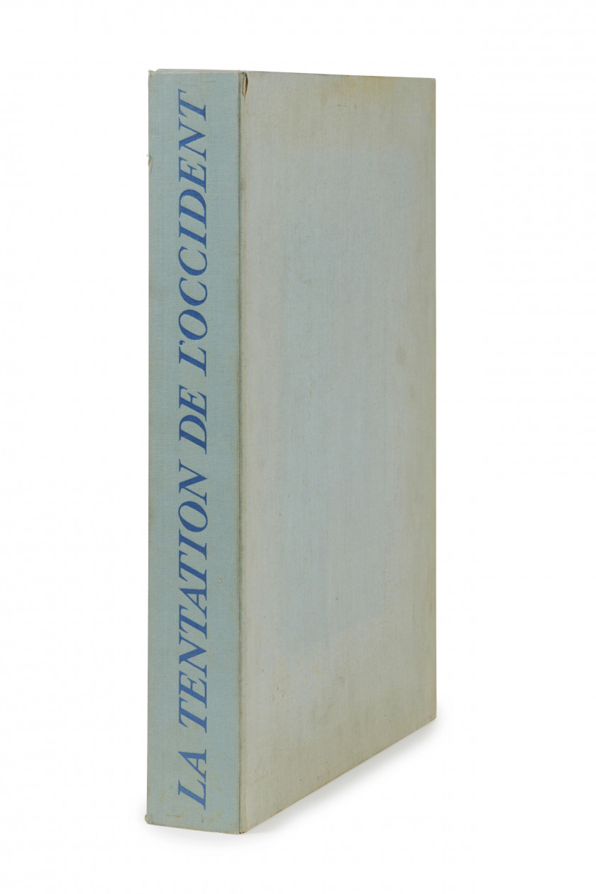 [ZAO].- MALRAUX (André) La Tentation de l'Occident. [Paris], les Bibliophiles comtois, 1962. Pet. in-folio (38,3...