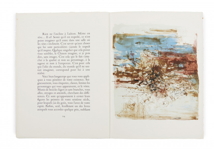 [ZAO].- MALRAUX (André) La Tentation de l'Occident. [Paris], les Bibliophiles comtois, 1962. Pet. in-folio (38,3...