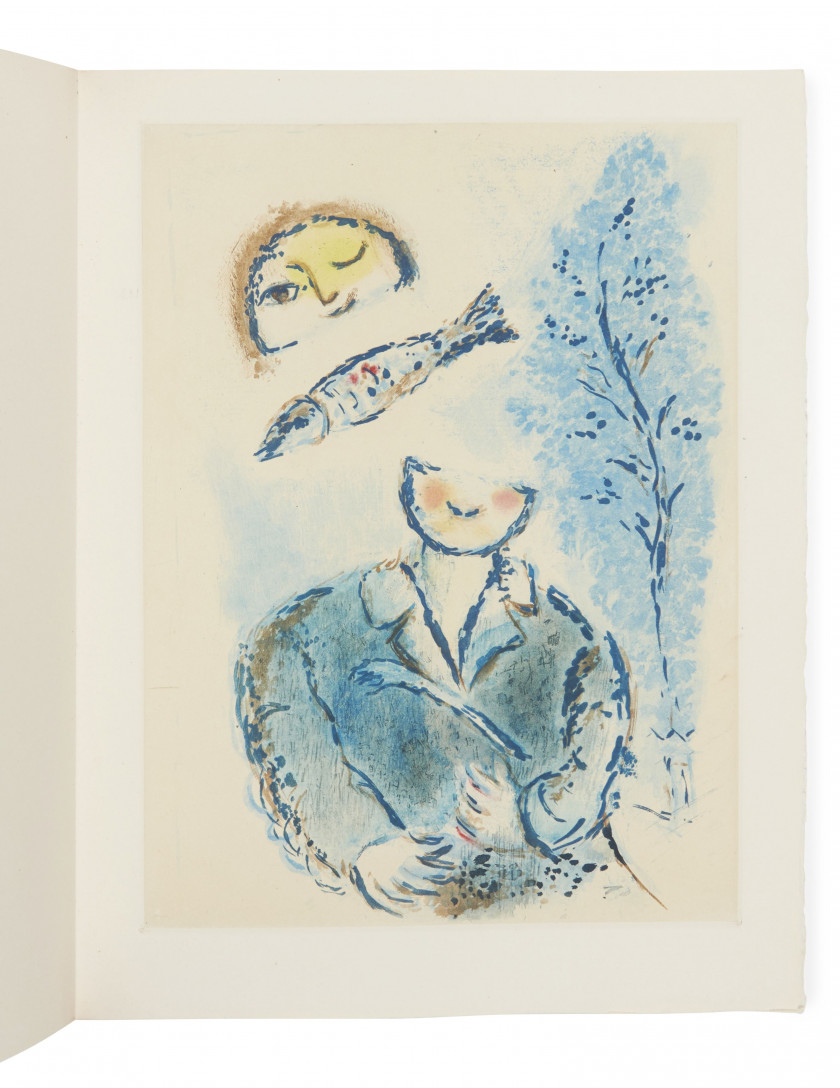 [CHAGALL].- PAULHAN (Jean) De mauvais sujets. Paris, Bibliophiles de l'Union française, 1958. In-folio (43,5 x 3...