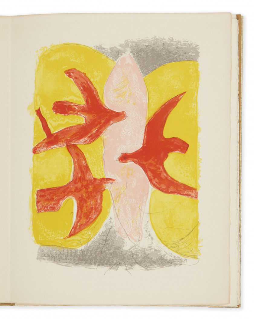 [BRAQUE].- JOUHANDEAU (Marcel) Descente aux Enfers. Paris, Nouveau cercle parisien du livre, 1961. In-4 (32,5 x...