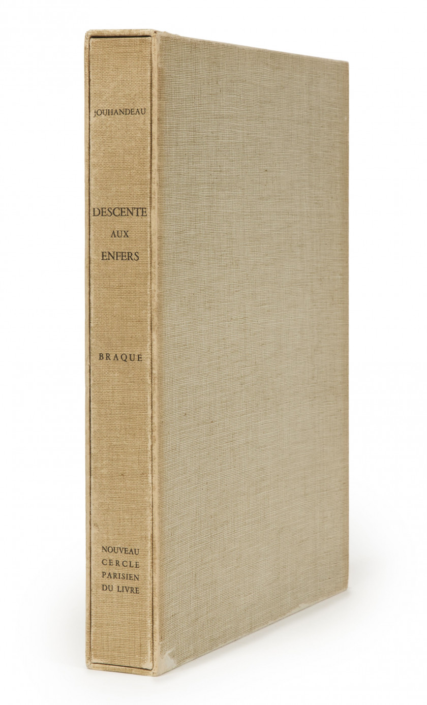 [BRAQUE].- JOUHANDEAU (Marcel) Descente aux Enfers. Paris, Nouveau cercle parisien du livre, 1961. In-4 (32,5 x...