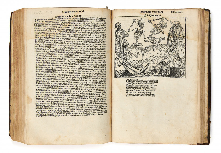 SCHEDEL (Hartmann) [Liber chronicarum cum figuris et ymagibus ab inicio mundi]. Nuremberg, [Sebastian Kammermeiste...