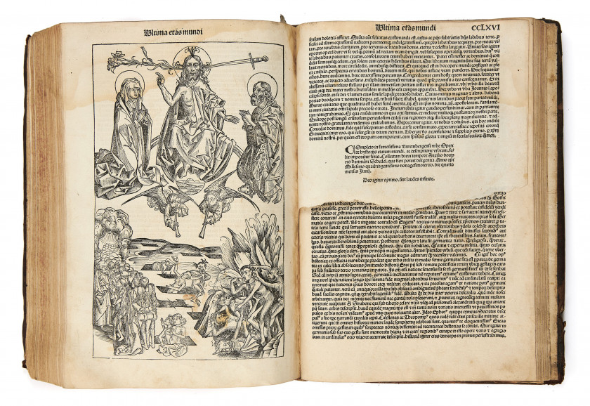 SCHEDEL (Hartmann) [Liber chronicarum cum figuris et ymagibus ab inicio mundi]. Nuremberg, [Sebastian Kammermeiste...