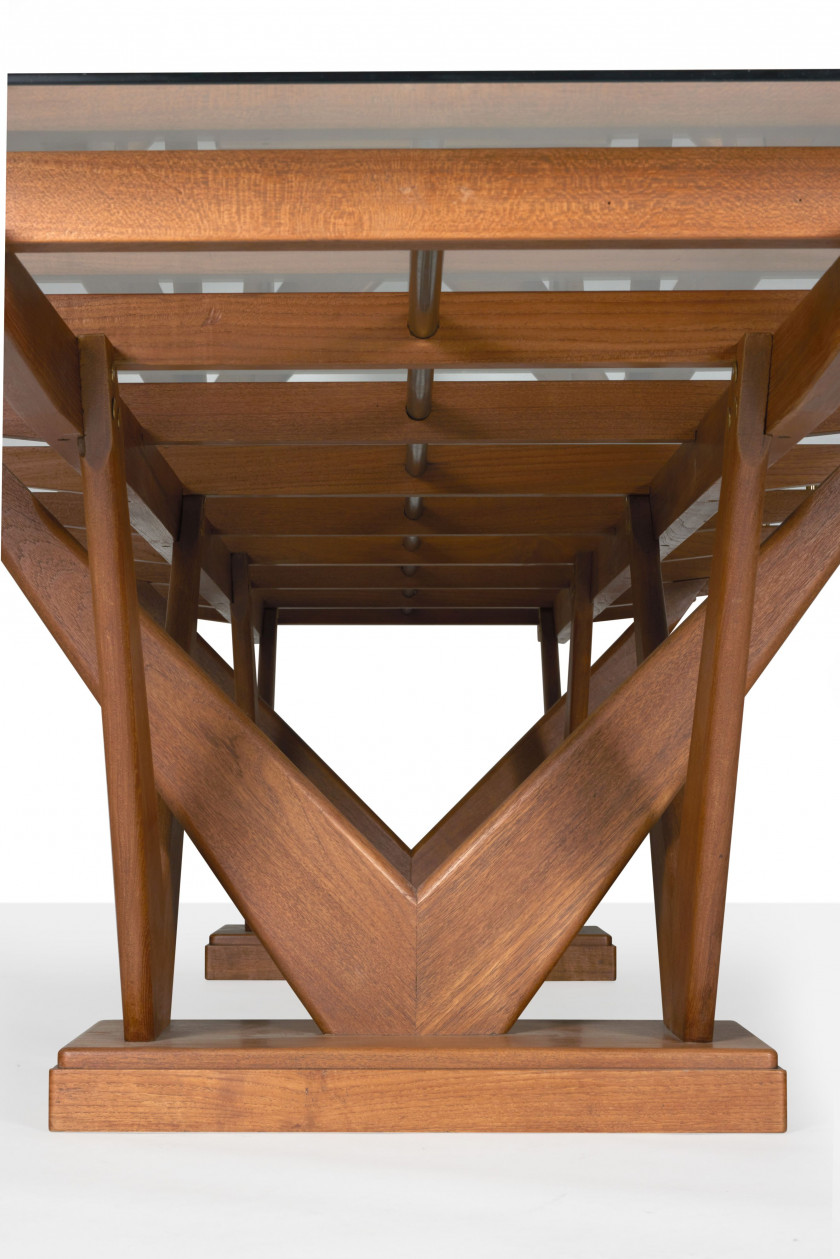 Franco CAMPO & Carlo GRAFFI  Importante table - circa 1950
