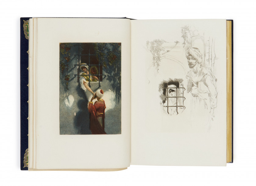 [FEL].- LOTI (Pierre) Aziyadé. Paris, L. Carteret, Librairie L. Conquet, 1925. In-8 (25,2 x 17,5 cm), maroquin b...