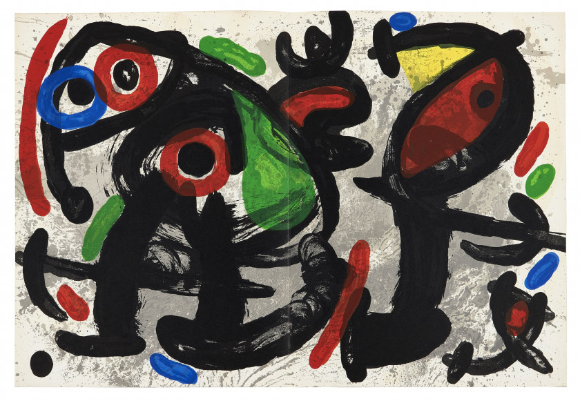 DERRIÈRE LE MIROIR Ensemble de 13 numéros de la revue Derrière le miroir, consacrés à Joan Miró. - N° 14-15. Novem...