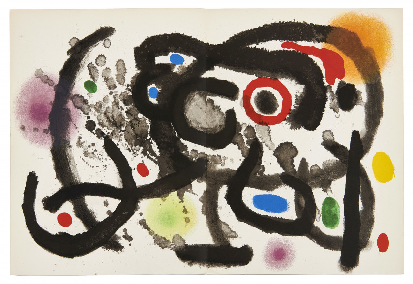 DERRIÈRE LE MIROIR Ensemble de 13 numéros de la revue Derrière le miroir, consacrés à Joan Miró. - N° 14-15. Novem...