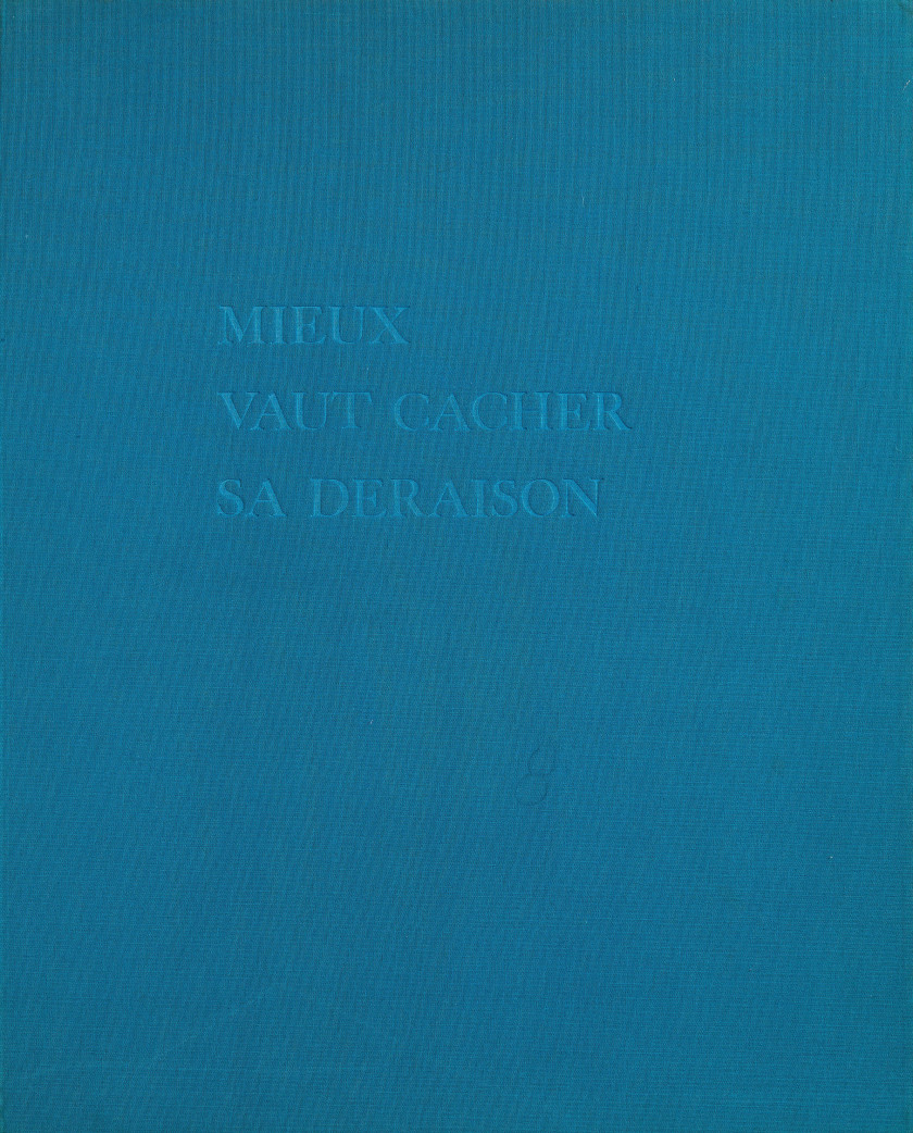 Hans HARTUNG (1904 - 1989) Mieux vaut cacher sa déraison - 1987 Album de 5 eaux-fortes dont 4 en couleurs, certaine à l'aquatinte, p..