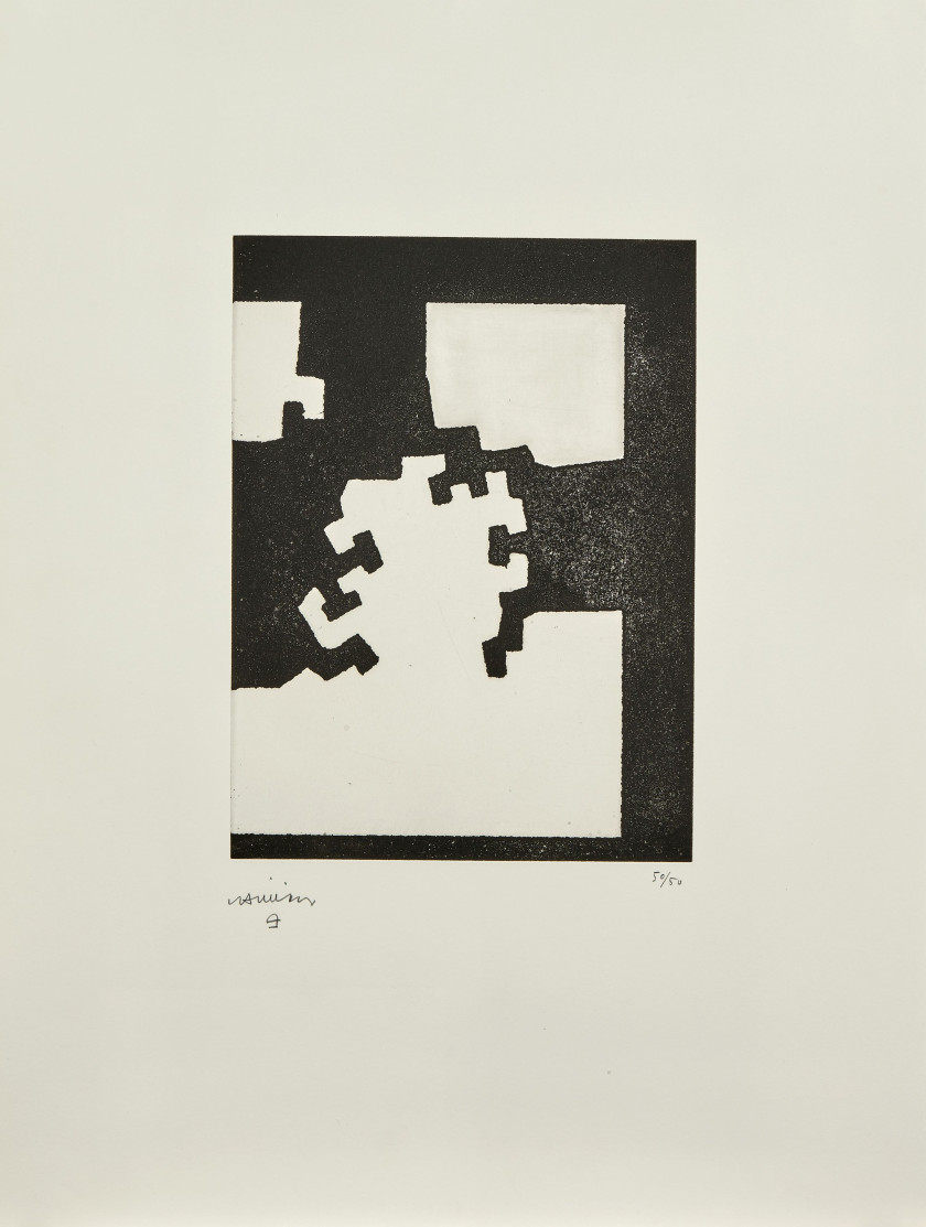 Eduardo CHILLIDA (1924-2002) Atzapar - 1973 Eau-forte en noir