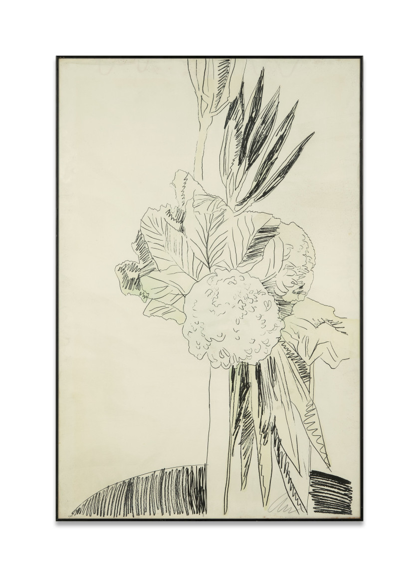 Andy WARHOL (1928 - 1987) Flowers (Black and White) - 1974 Sérigraphie en noir sur Arches