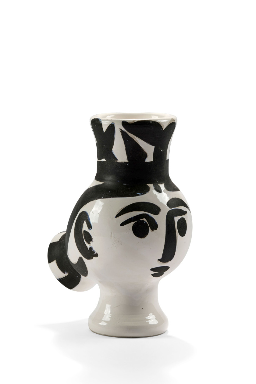 Pablo PICASSO (1881-1973) Vase Femme - 1951 (AR # 119) Vase tourné