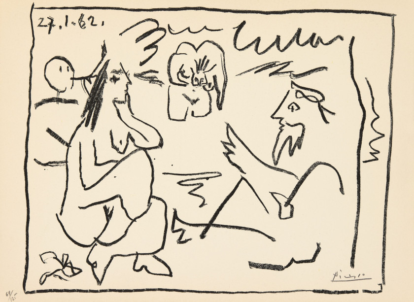 Pablo PICASSO – Douglas COOPER (1881-1973) Les Déjeuners Paris, éditions Cercle d'art, 1962.