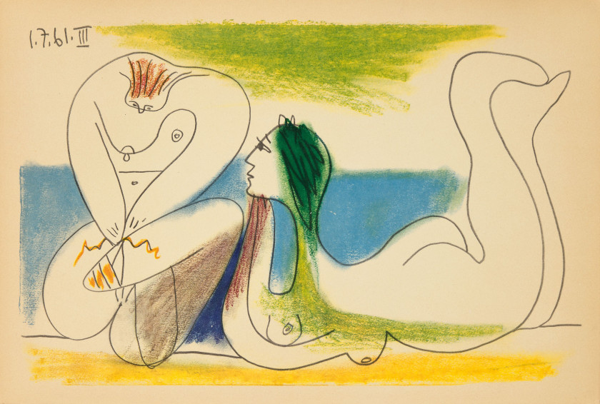 Pablo PICASSO – Douglas COOPER (1881-1973) Les Déjeuners Paris, éditions Cercle d'art, 1962.