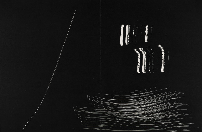 Hans HARTUNG - Jean PROAL (1904 - 1989) Farandole. Suite lithographique de Hans Hartung. Poème de Jean Proal. Barcelone, Ediciones P...