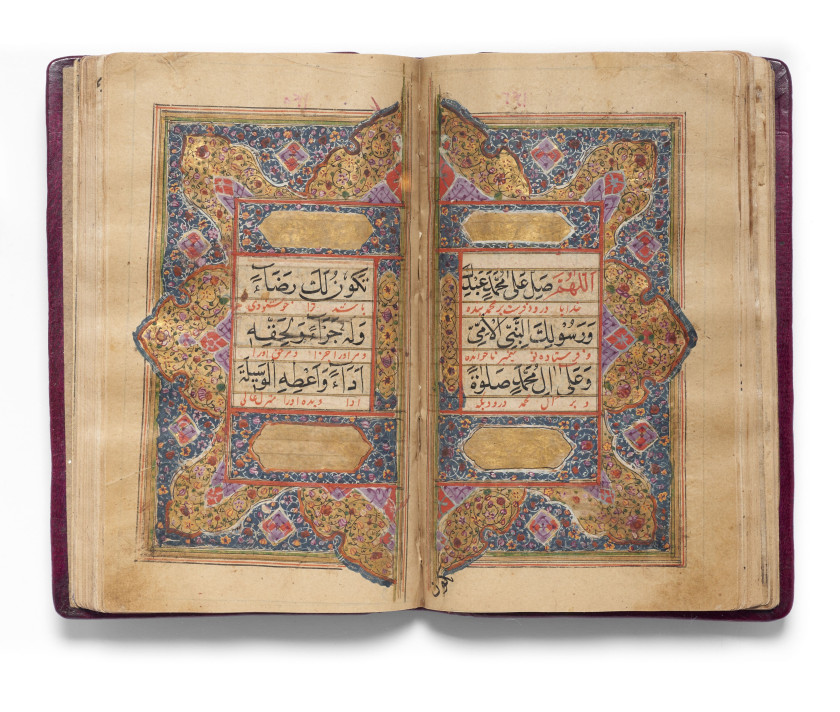 MUHAMMAD BIN SULAYMAN AL-JAZULI (M. 1465) : DALA'IL AL-KHAYRAT  Cachemire, début XIXe siècle