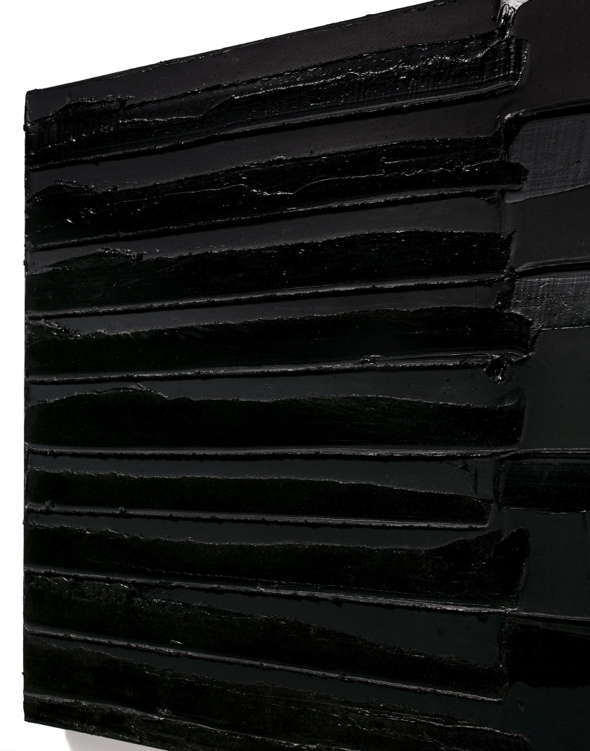 Pierre SOULAGES (1919-2022) Peinture 65 x 143 cm, 13 décembre 2008 - 2008 Acrylique sur toile