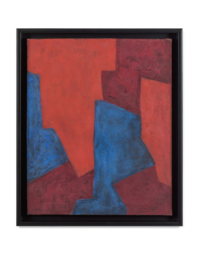 Serge POLIAKOFF (1900 - 1969) Composition abstraite - circa 1963 Huile sur toile