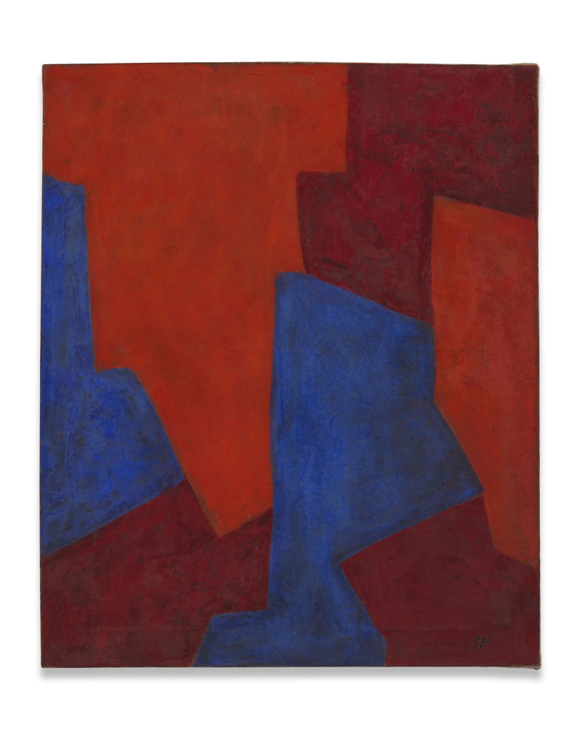 Serge POLIAKOFF (1900 - 1969) Composition abstraite - circa 1963 Huile sur toile