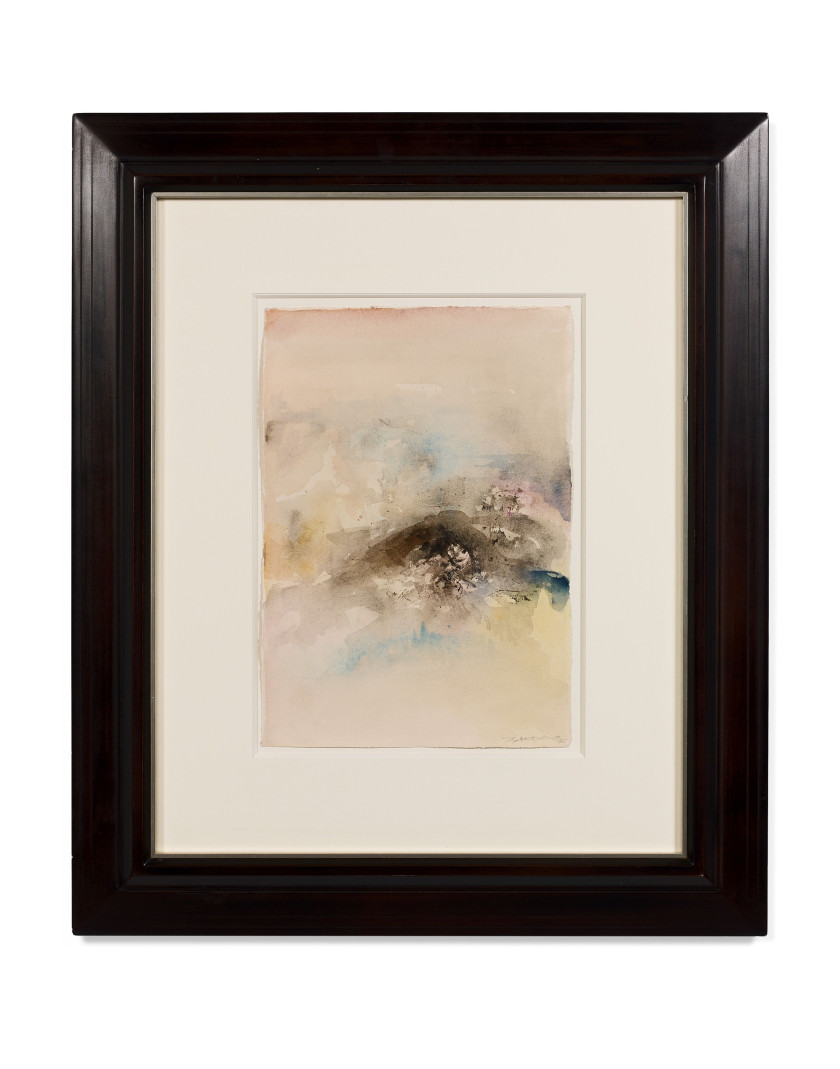 ¤ ZAO WOU-KI (1920 - 2013) Sans titre - 1975 Aquarelle sur papier