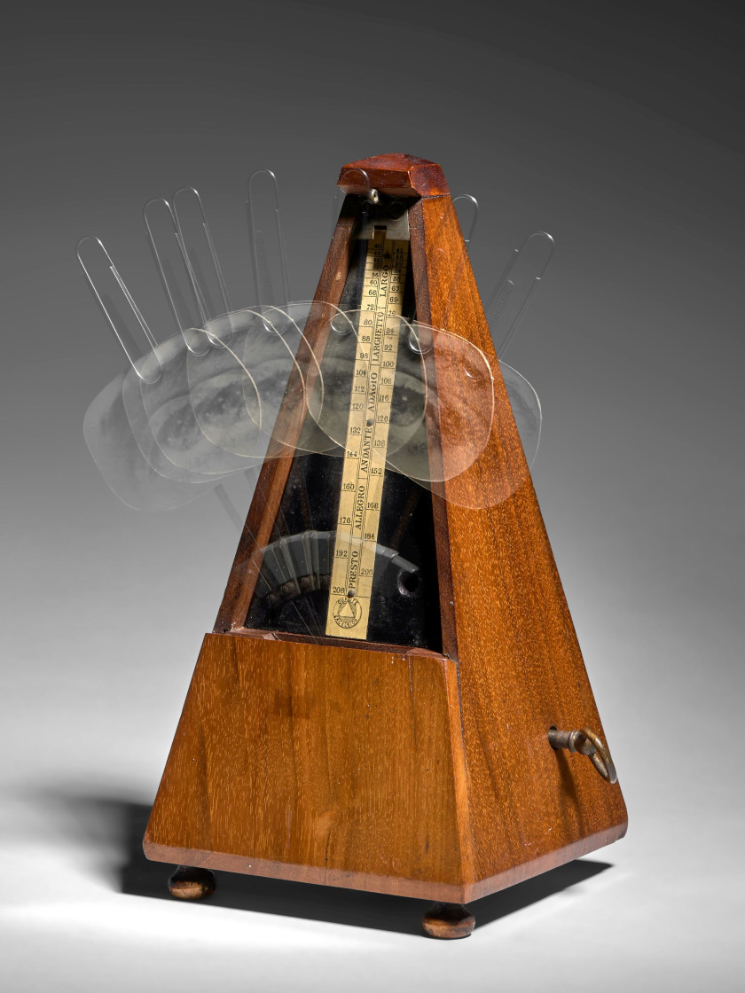 MAN RAY 1890 - 1976 Indestructible object (Replica 1963) - 1923-1963 Métronome, photographie et trombone en métal