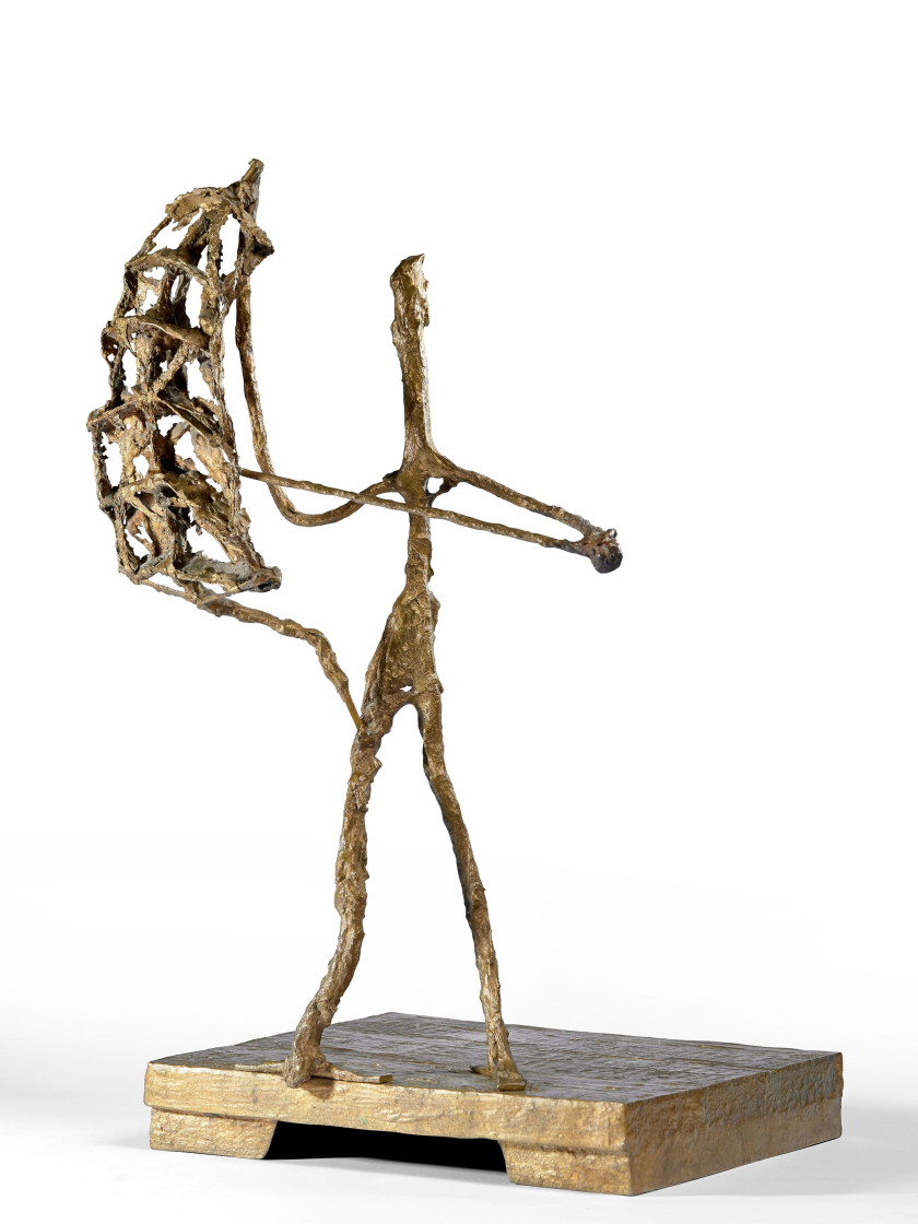 Germaine RICHIER 1902- 1959 Don Quichotte à l'aile de moulin - 1949 Bronze naturel