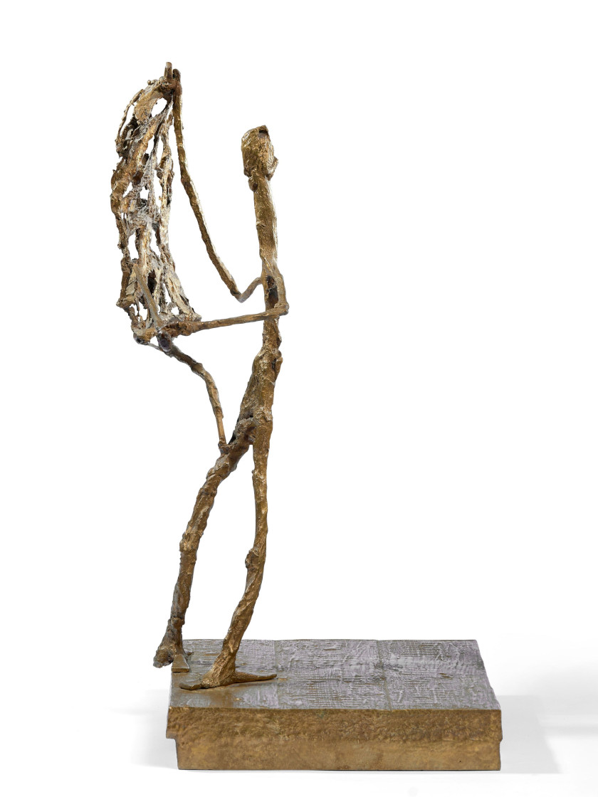 Germaine RICHIER 1902- 1959 Don Quichotte à l'aile de moulin - 1949 Bronze naturel