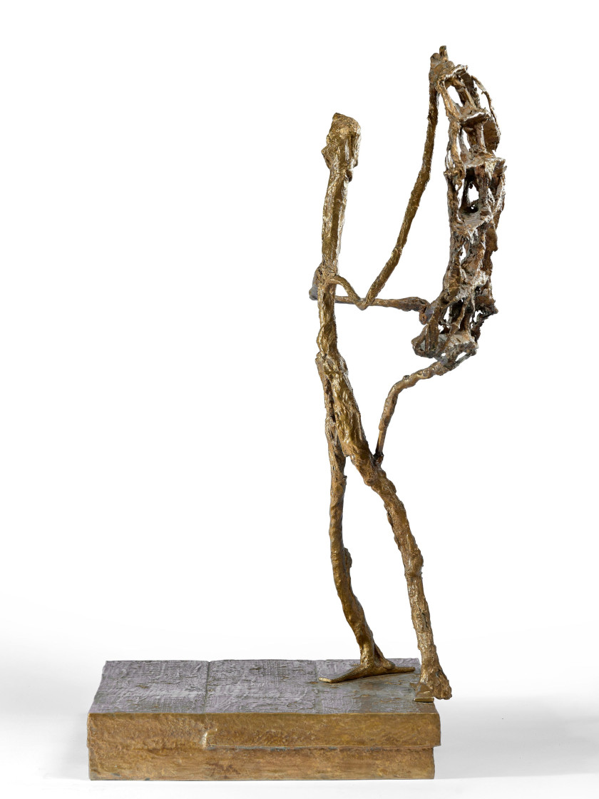 Germaine RICHIER 1902- 1959 Don Quichotte à l'aile de moulin - 1949 Bronze naturel