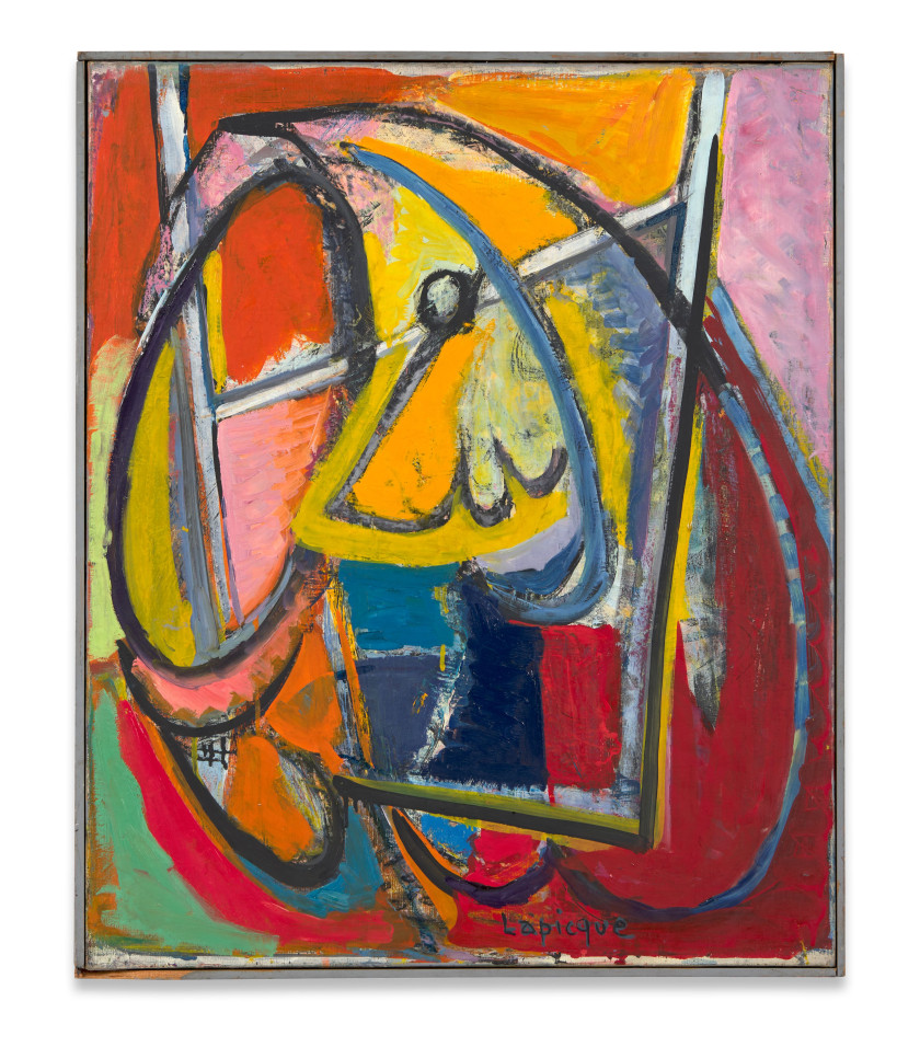 Charles LAPICQUE 1898- 1988 Joueur de rugby - 1944 Huile sur toile