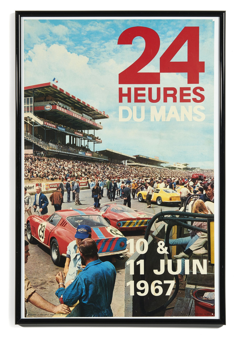 24 Heures du Mans 1966 et 1967  Deux affiches -sans réserve-no reserve